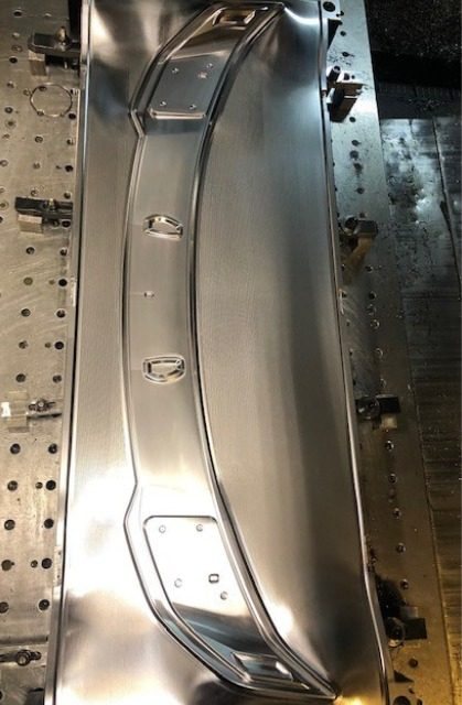 Polished Class A spoiler mould cavity