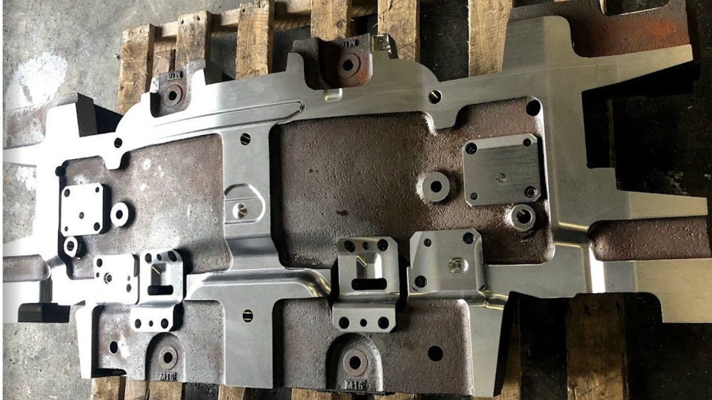 Services Trim steels and nest laid out on the trim die